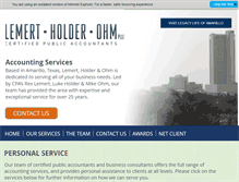Tablet Screenshot of lhopllc.com